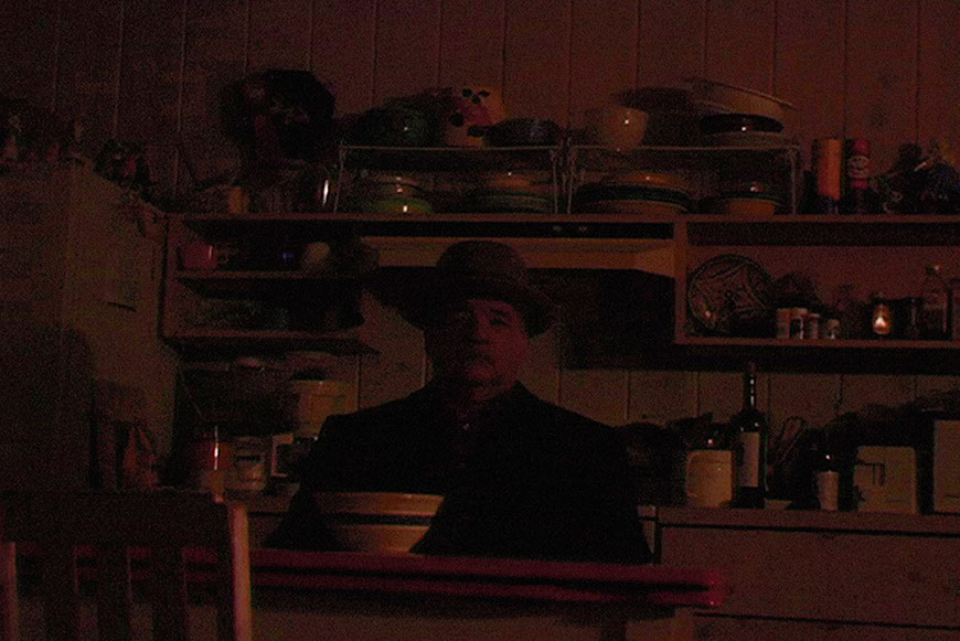 Scene from Caterina Verde's video, "All You Can't Eat and Other Tales of Waiting".&nbsp;&nbsp; Kitchen Table